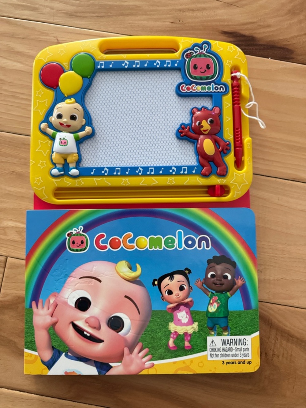 CoComelon Magnetic Drawing Board for Kids – Yellow